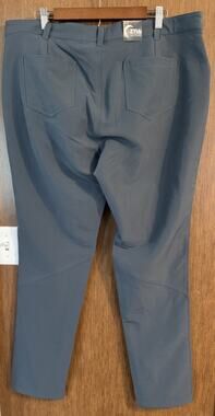 Zyia NWT Mens Storm Grey Chino pant 31” XXL office gorpcore business casual